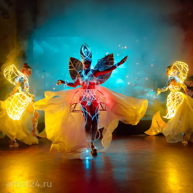 Световое шоу «Fireangels» — световое шоу, фото 5