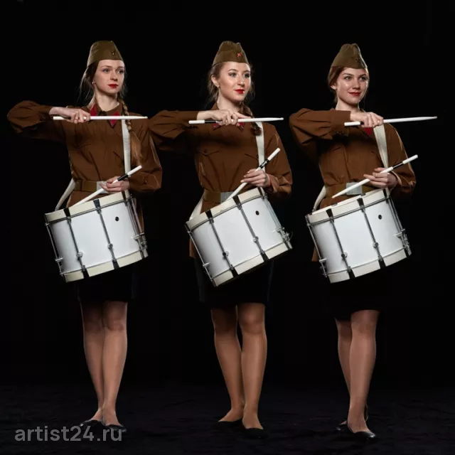 Шоу барабанщиц DRUMBEAT — барабанное шоу, фото 5