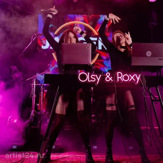 Дуэт диджеев Olsy & Roxy — шоу-программа, фото 2