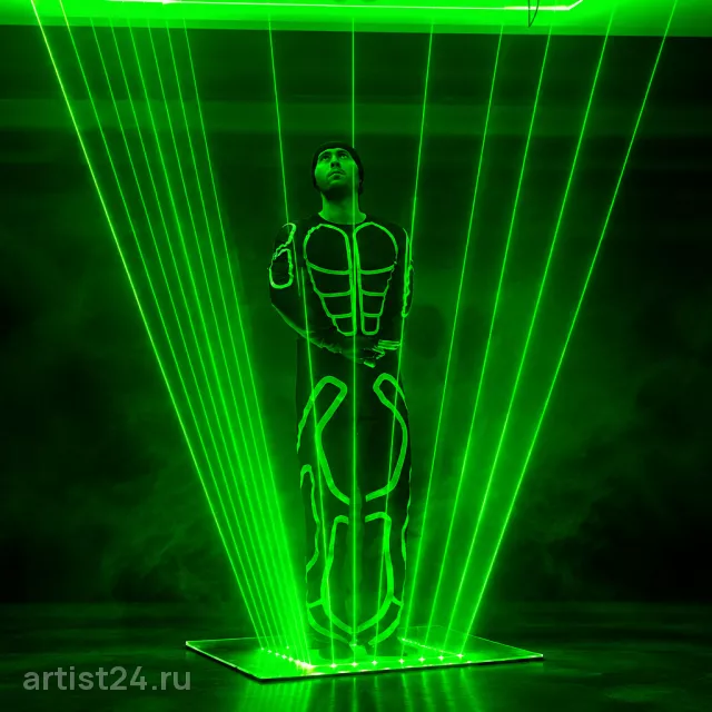 Laser Man Show — световое шоу, фото 2