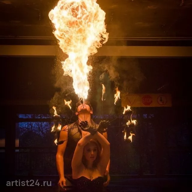 Театр огня Hot Heads — световое шоу, фото 5
