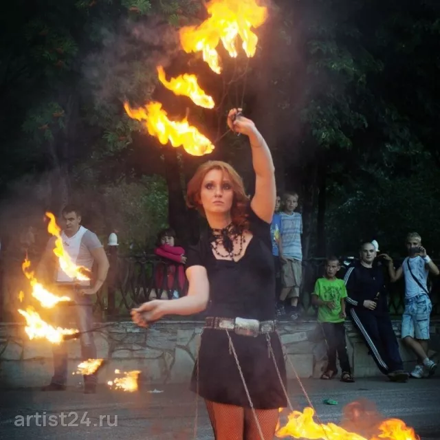 Театр огня Hot Heads — световое шоу, фото 6