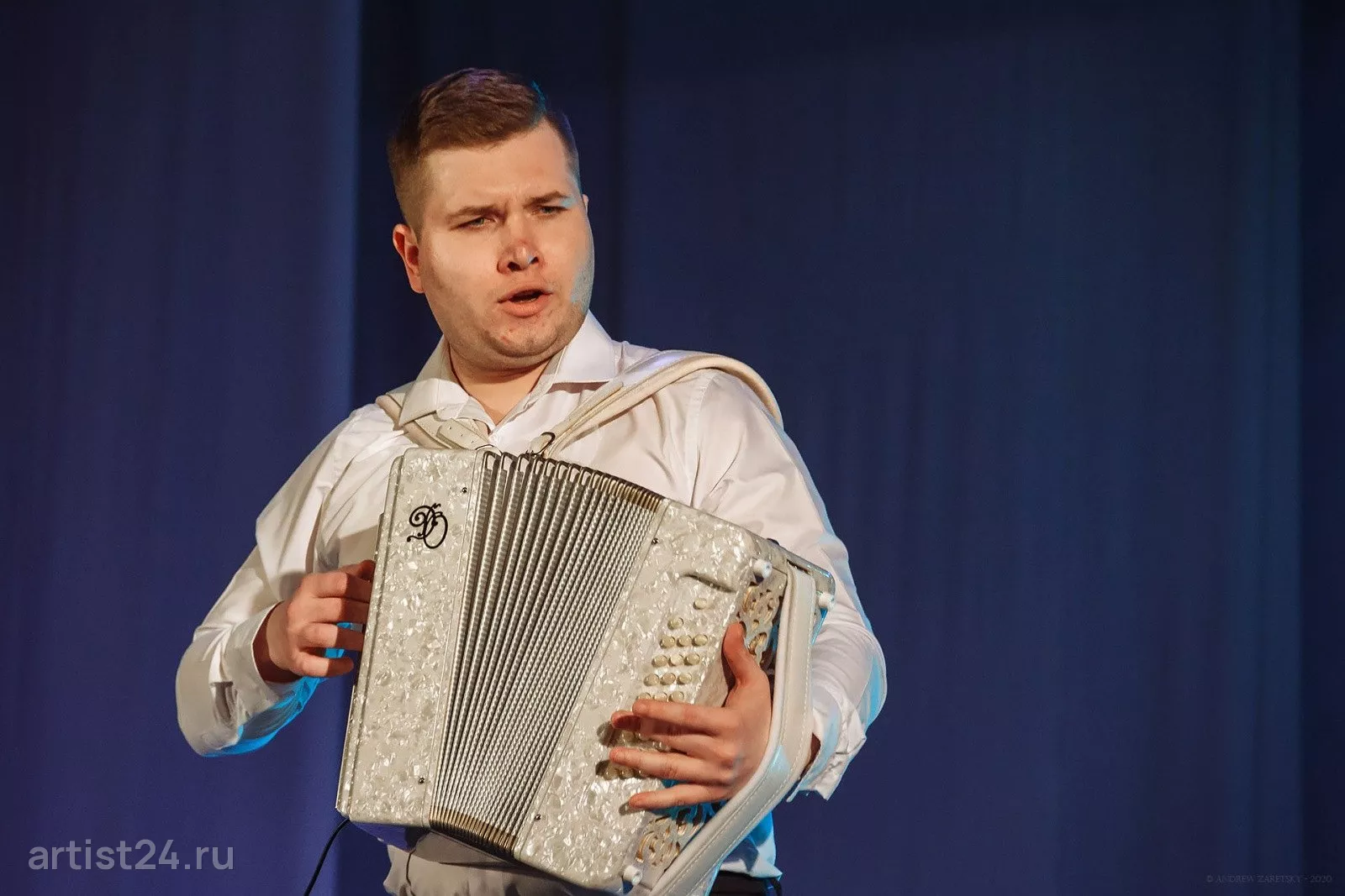 Гармонист Дмитрий Овчинников — музыкант