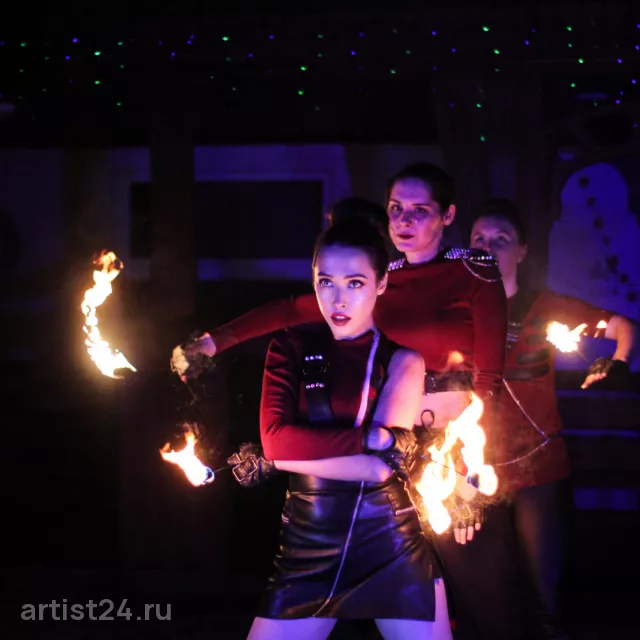 Огненное шоу Moon Crystal Fire — световое шоу, фото 4