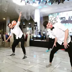 Шоу футбольного фристайла EKBFF