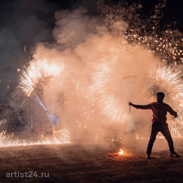 Фаер-шоу ASTERA — световое шоу, фото 5