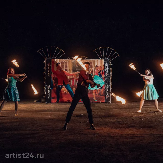 Фаер-шоу ASTERA — световое шоу, фото 8