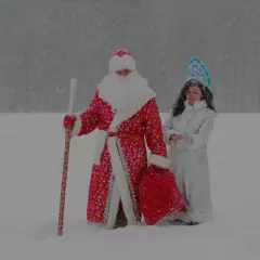 Дед Мороз и Снегурочка Вова и Юля