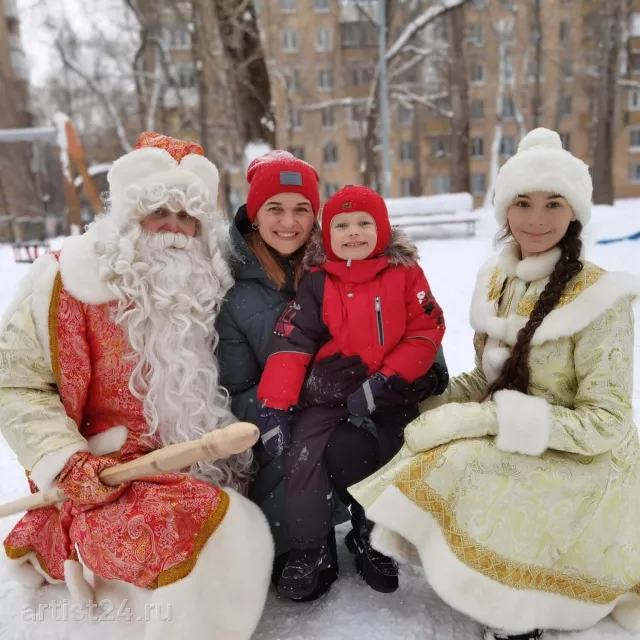 Дед Мороз и Снегурочка Максим Деркин с супругой — Дед Мороз, фото 12