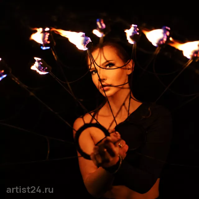 Фаер-шоу Night Furia — световое шоу, фото 4
