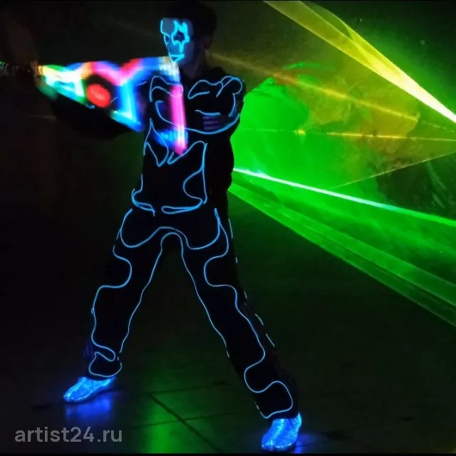Световое шоу GlowMan — световое шоу