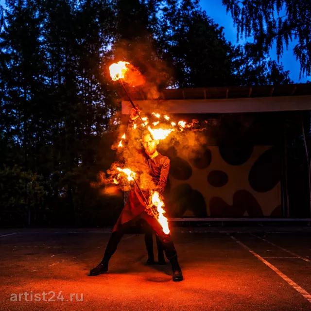 Фаер- и световое шоу SolNoX — световое шоу, фото 3