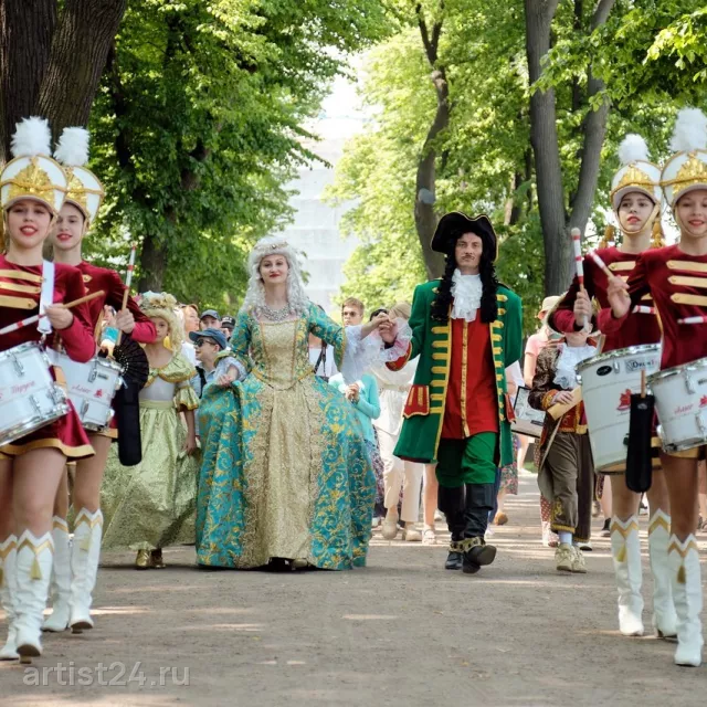Шоу-группа барабанщиц «Алые Паруса» — барабанное шоу, фото 5