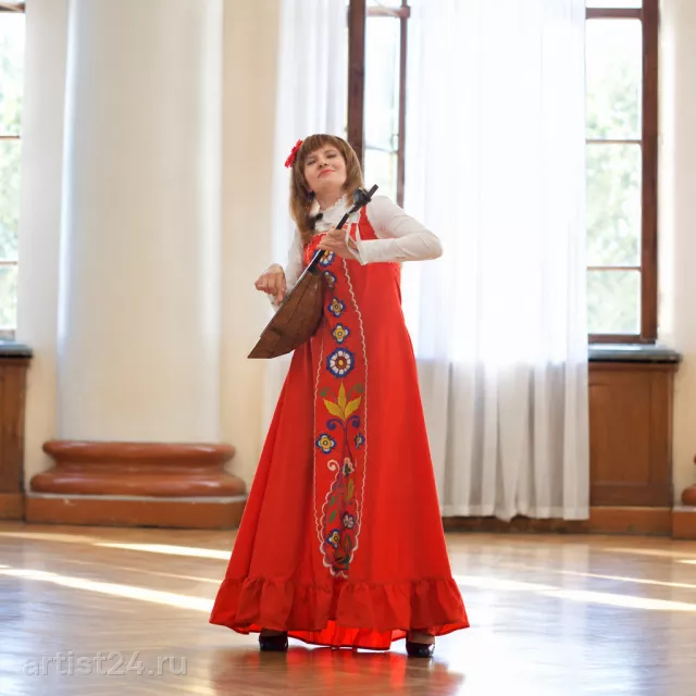 Балалаечница Елена Ворфоломеева (Леди Балалайка) — музыкант, фото 6
