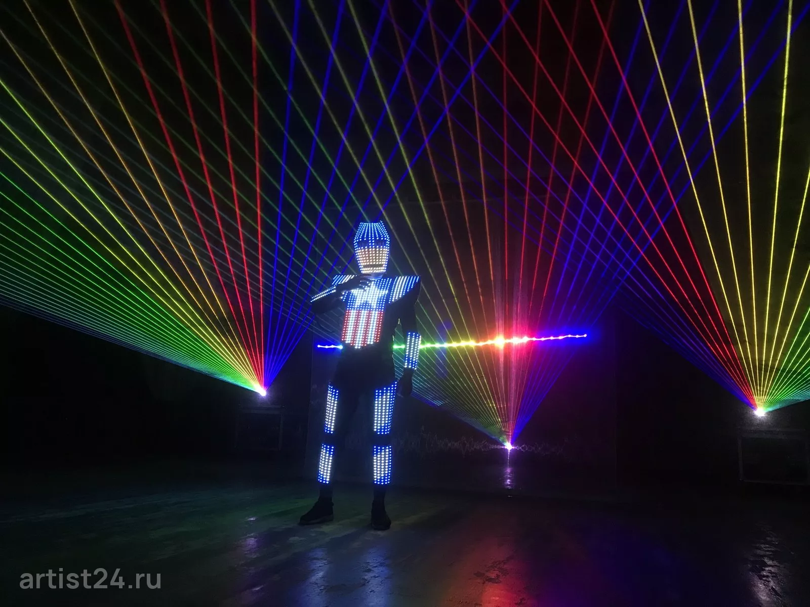 Лазерное шоу Laser Man — световое шоу