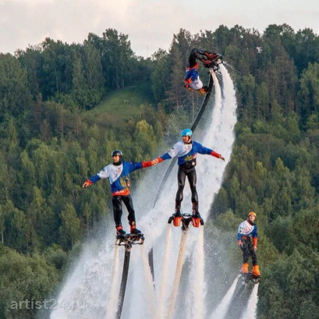 Флайборд-шоу Flyboard Show — цирковой артист