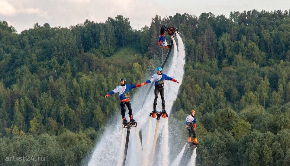 Флайборд-шоу Flyboard Show — цирковой артист