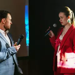 Дуэт ведущих Мария НеНадо и Сергей Астанься