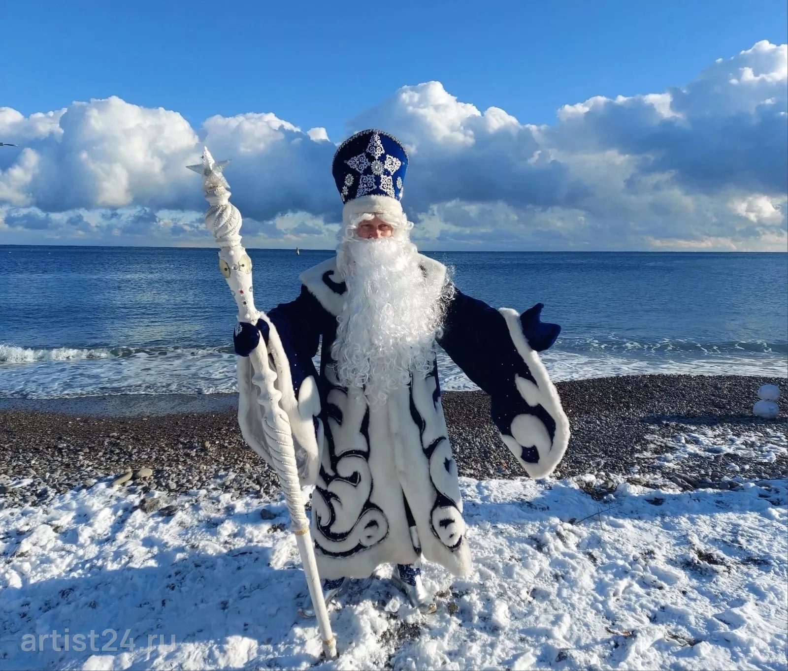 Настоящий Дед Мороз в Ялте — Дед Мороз