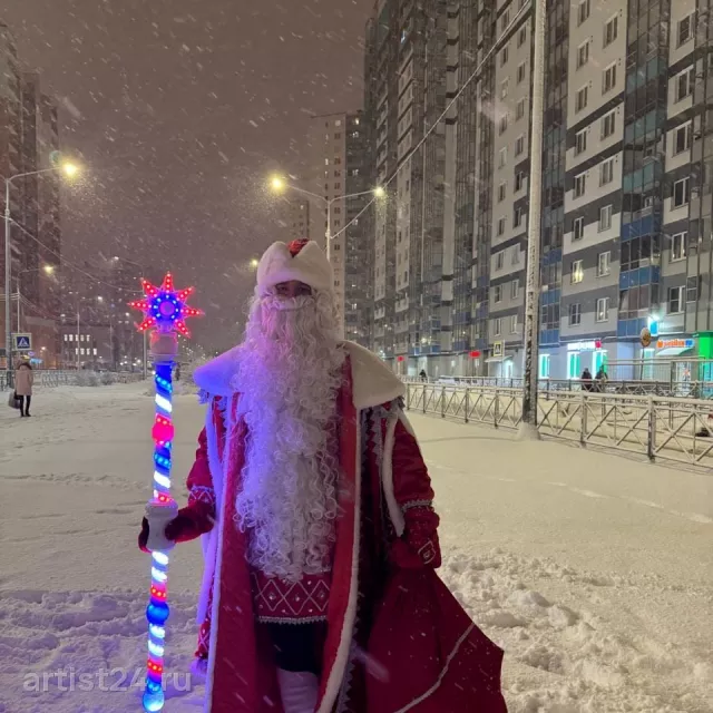 Дед Мороз и Снегурочка с Новой Охты — Дед Мороз, фото 7