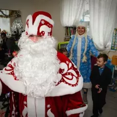 Дед Мороз и Снегурочка Анна Серкина