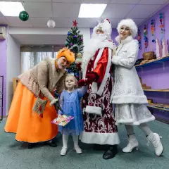 Дед Мороз и Снегурочка ансамбля «Семья» (Волгоград)
