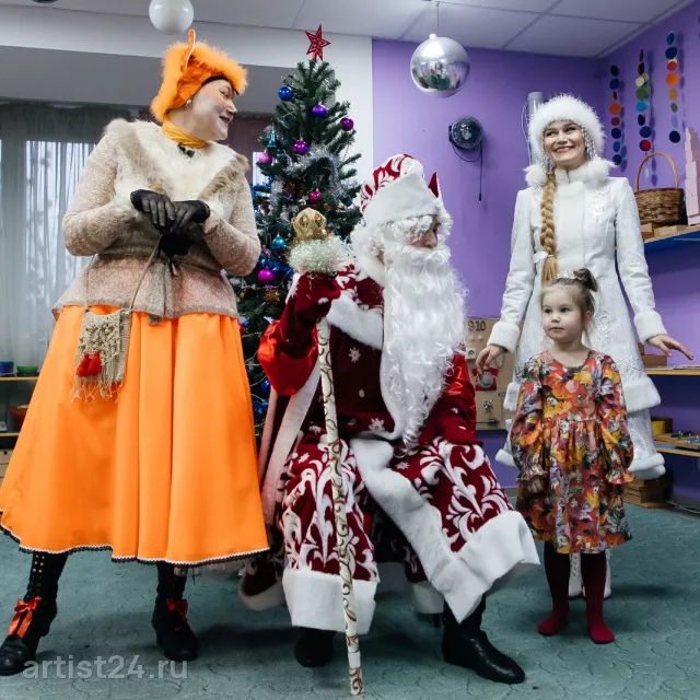 Дед Мороз и Снегурочка ансамбля «Семья» (Волгоград) — Дед Мороз, фото 6