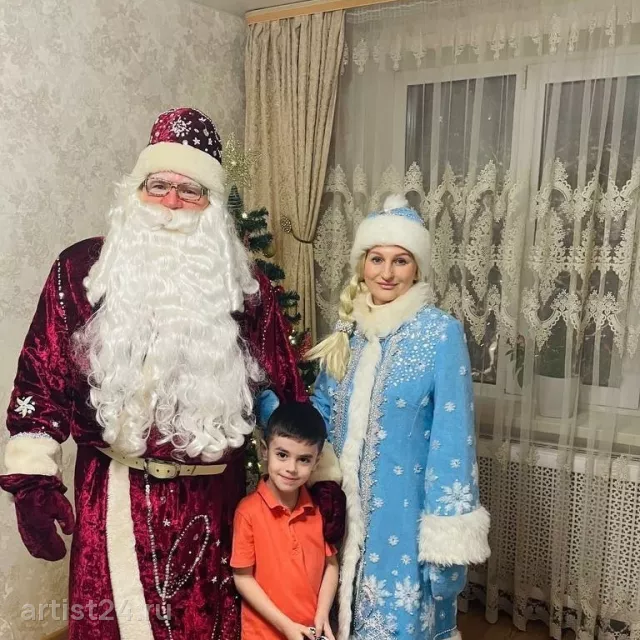 Дед Мороз Борис Калашников и Снегурочка (Сыктывкар) — Дед Мороз, фото 2