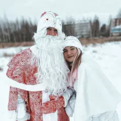 Дед Мороз и Снегурочка Полины Корсаковой