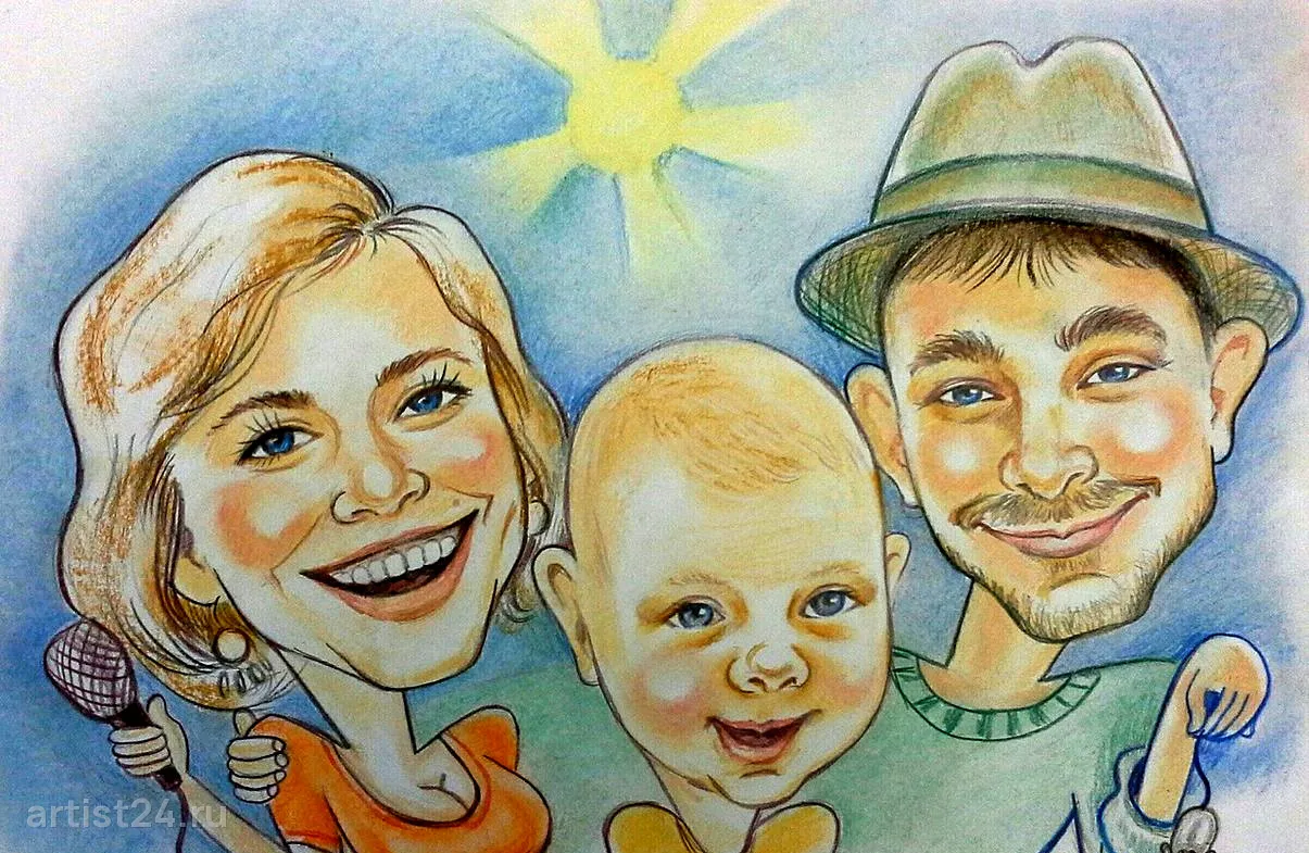 Шаржист Надежда Еремеева — шаржист