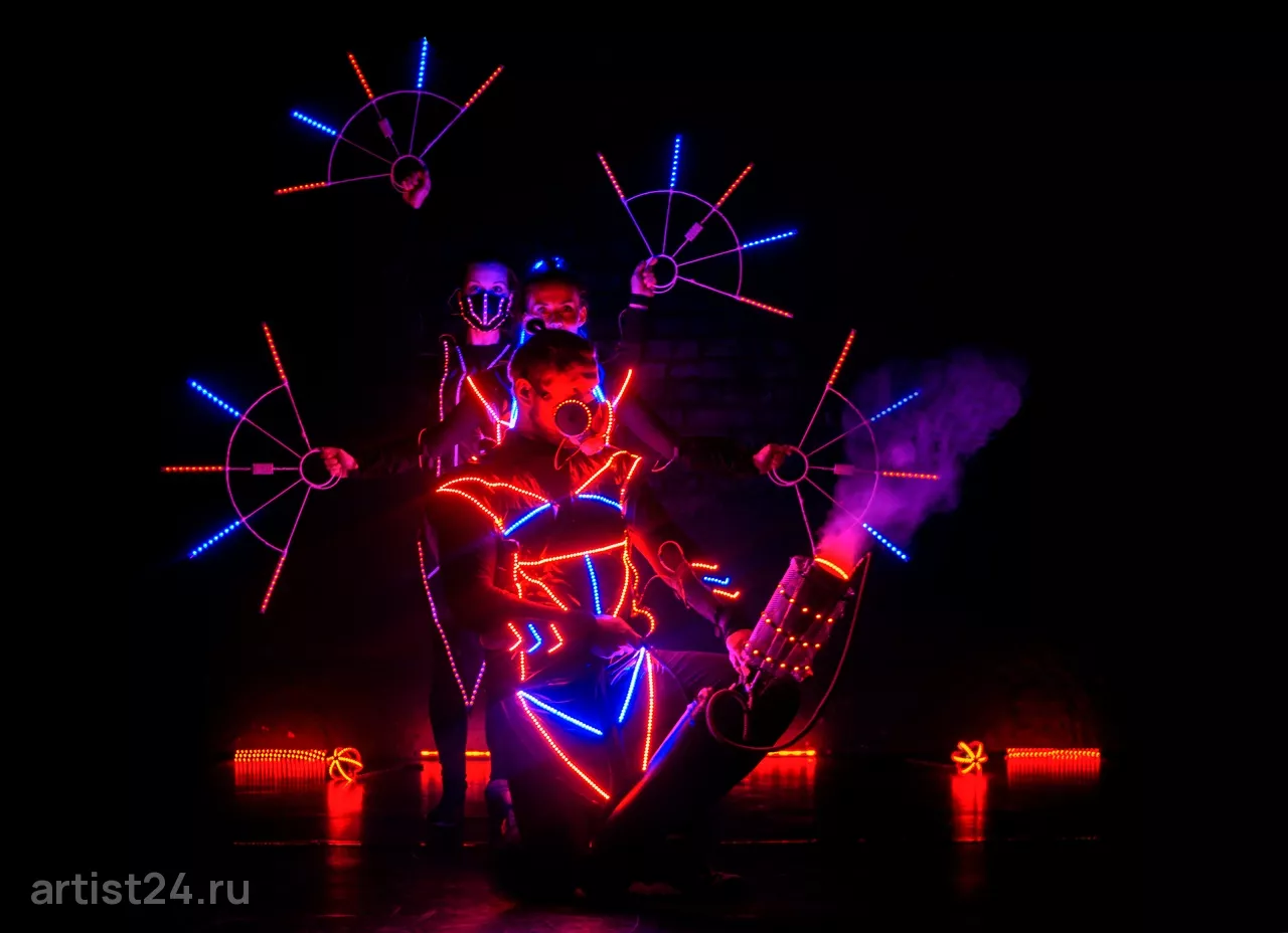 Огненное шоу Bonfire Show — световое шоу