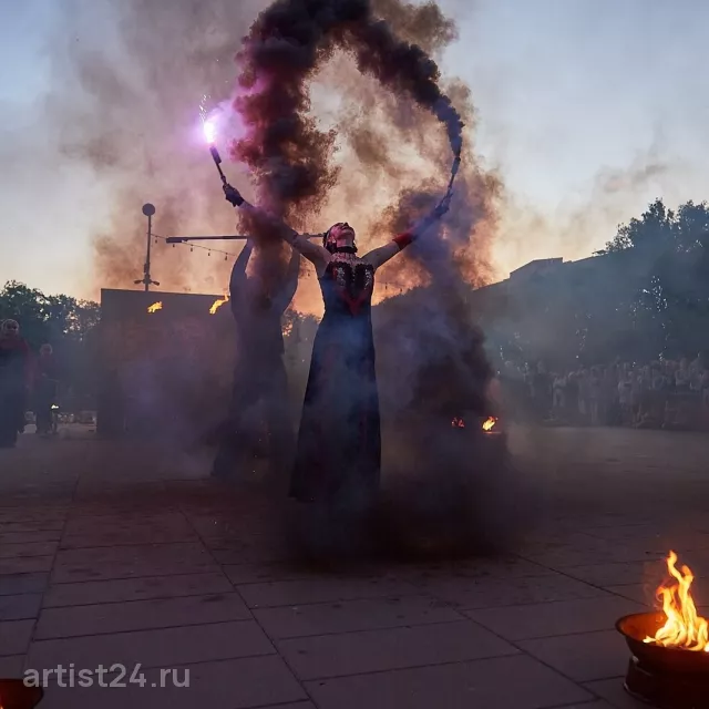 Огненное шоу Феникс — световое шоу, фото 2