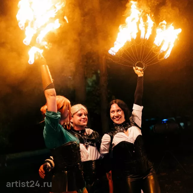 Фаер-шоу Dragon Show — световое шоу