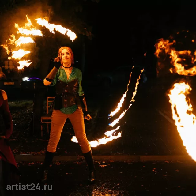 Фаер-шоу Dragon Show — световое шоу, фото 3