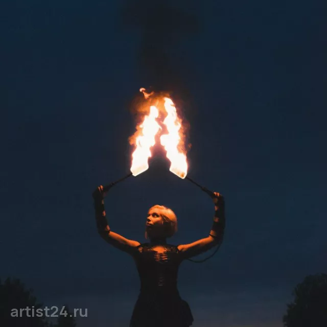 Огненное шоу Kostra Show — световое шоу, фото 5