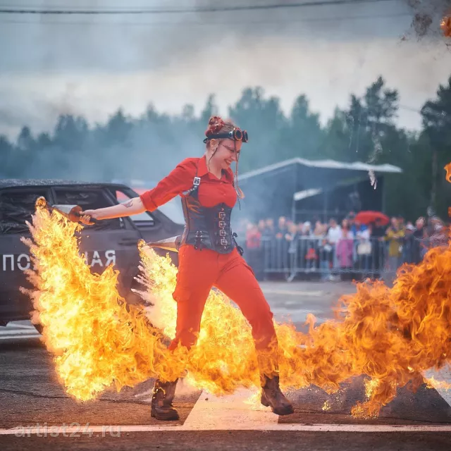 Огненное шоу Ифрит — световое шоу, фото 2