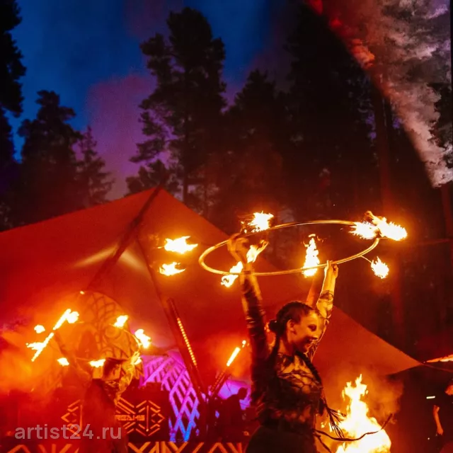 Фаер-шоу Infinity Fire Show — световое шоу, фото 3
