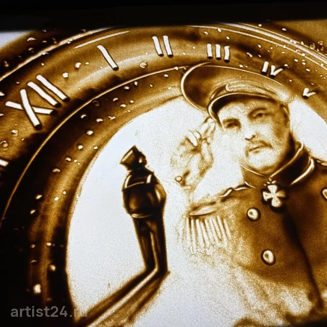 Художник песочного шоу Анна Головская — песочное шоу, фото 2