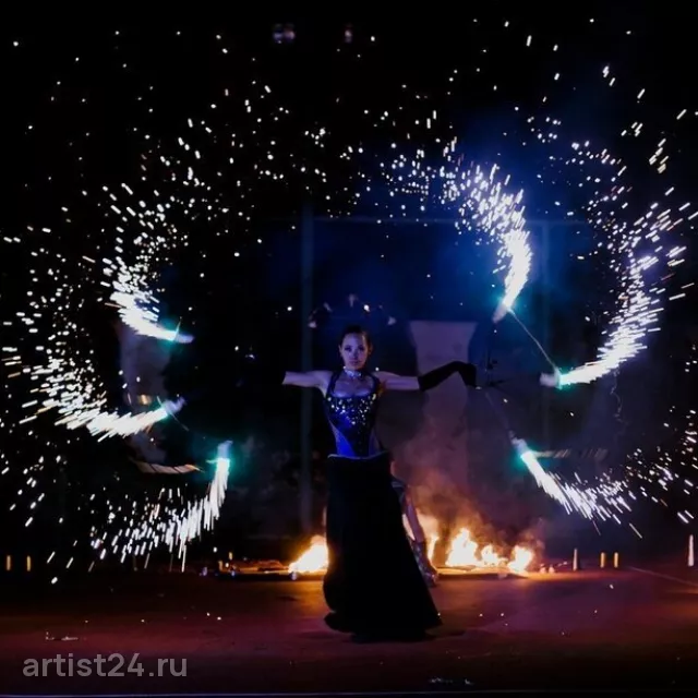Огненное и световое шоу Tandava — световое шоу, фото 5