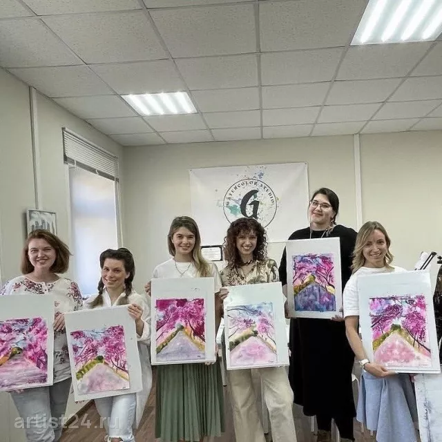 Художник-акварелист Ольга Гогуля — шаржист
