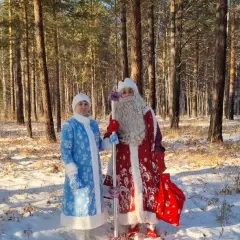 Дед Мороз и Снегурочка в Иркутске